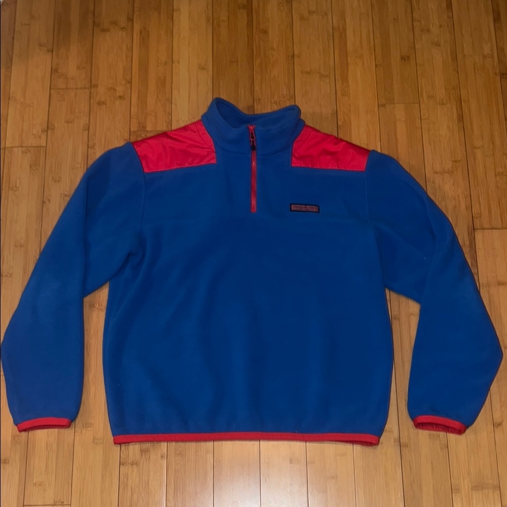 Blue and Red Men's Sweater